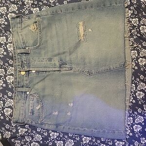 Denim Jean Mini Skirt size 8